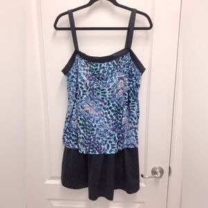 Maxine of Hollywood Slimming Swim Dress
